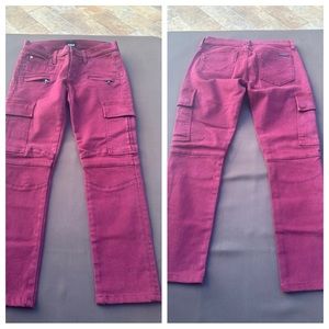 HUDSON COLBY ANKLE MOTO
SKINNY CARGO size 25
Inseam 26”
STYLE: WA407ATEQ